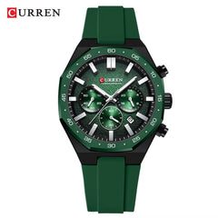 Reloj Curren 8489 Silicona color Verde